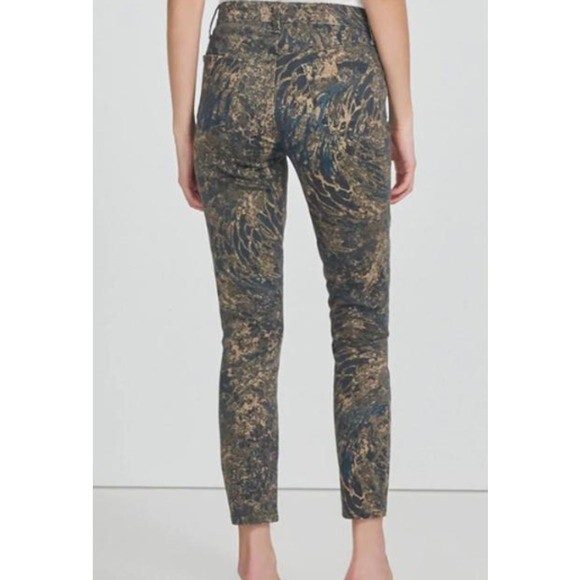 J Brand black Gold jeans Wave Alana High-rise Stretch Skinny Jeans size 26 - Picture 3 of 11